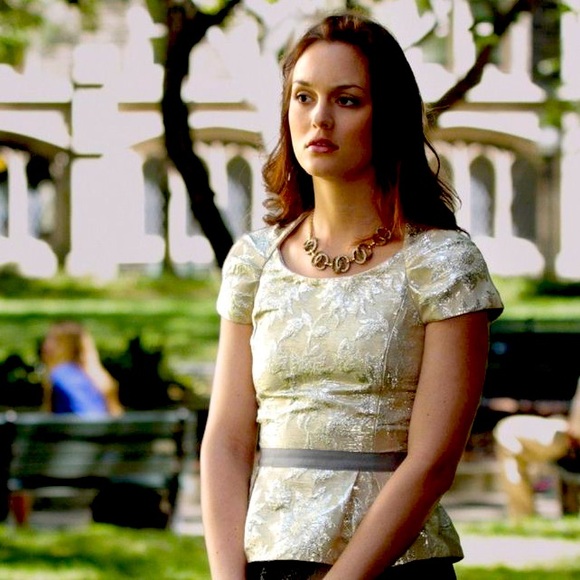 Marc Jacobs Gold Brocade Top - Picture 4 of 4